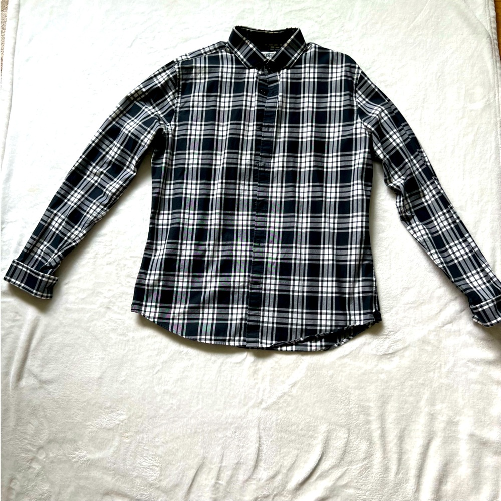 Express Men’s Button Down Long Sleeve Shirt | Large